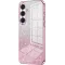 Phonesta Crystal Sparkle Silikon Back Cover Hülle für Samsung Galaxy S25 Plus - Rosa