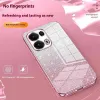 Phonesta Crystal Sparkle Silikon Back Cover Hülle für Oppo Reno13 Pro - Grün 5
