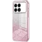 Phonesta Crystal Sparkle Silikon Back Cover Hülle für Xiaomi Poco F8 Pro - Rosa
