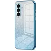 Phonesta Crystal Sparkle Silikon Back Cover Hülle für Samsung Galaxy A37 - Blau