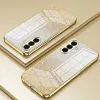 Phonesta Crystal Sparkle Silikon Back Cover Hülle für Samsung Galaxy A37 - Gold 2