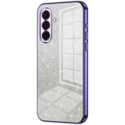 Phonesta Crystal Sparkle Silikon Back Cover Hülle für Samsung Galaxy A37 - Lila