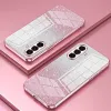 Phonesta Crystal Sparkle Silikon Back Cover Hülle für Samsung Galaxy A37 - Rosa 2