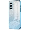 Phonesta Crystal Sparkle Silikon Back Cover Hülle für Samsung Galaxy A57 - Blau