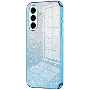 Phonesta Crystal Sparkle Silikon Back Cover Hülle für Samsung Galaxy A57 - Blau