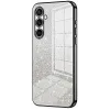 Phonesta Crystal Sparkle Silikon Back Cover Hülle für Samsung Galaxy S25 FE - Schwarz