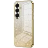 Phonesta Crystal Sparkle Silikon Back Cover Hülle für Samsung Galaxy S26 - Gold