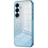 Phonesta Crystal Sparkle Silikon Back Cover Hülle für Samsung Galaxy S26 Plus - Blau