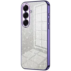 Phonesta Crystal Sparkle Silikon Back Cover Hülle für Samsung Galaxy S26 Plus - Lila