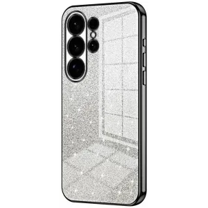 Phonesta Crystal Sparkle Silikon Back Cover Hülle für Samsung Galaxy S26 Ultra - Schwarz