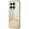 Phonesta Crystal Sparkle Silikon Back Cover Hülle für Xiaomi 15T - Gold