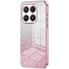 Phonesta Crystal Sparkle Silikon Back Cover Hülle für Xiaomi 17 - Rosa