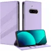 Phonesta Embossed Lines Book Wallet Klapphülle für Nothing Phone (3a) - Lila 2