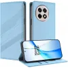 Phonesta Embossed Lines Book Wallet Klapphülle für OnePlus 13R - Hellblau 2