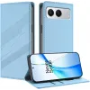 Phonesta Embossed Lines Book Wallet Klapphülle für OnePlus Nord 4 - Hellblau 2