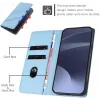 Phonesta Embossed Lines Book Wallet Klapphülle für Xiaomi 14T - Hellblau 3