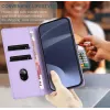 Phonesta Embossed Lines Book Wallet Klapphülle für Xiaomi 14T - Lila 5
