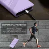 Phonesta Embossed Lines Book Wallet Klapphülle für Xiaomi 14T - Lila 6