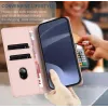 Phonesta Embossed Lines Book Wallet Klapphülle für Xiaomi 14T - Rosa 5