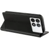 Phonesta Embossed Lines Book Wallet Klapphülle für Xiaomi 14T - Schwarz 2
