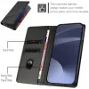 Phonesta Embossed Lines Book Wallet Klapphülle für Xiaomi 14T - Schwarz 3
