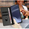 Phonesta Embossed Lines Book Wallet Klapphülle für Xiaomi 14T - Schwarz 5