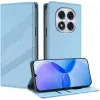 Phonesta Embossed Lines Book Wallet Klapphülle für Xiaomi Redmi Note 14 Pro 5G/14 Pro Plus / Xiaomi Poco X7 - Hellblau 1