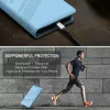 Phonesta Embossed Lines Book Wallet Klapphülle für Xiaomi Redmi Note 14 Pro 5G/14 Pro Plus / Xiaomi Poco X7 - Hellblau 6