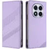 Phonesta Embossed Lines Book Wallet Klapphülle für Xiaomi Redmi Note 14 Pro 5G/14 Pro Plus / Xiaomi Poco X7 - Lila 0