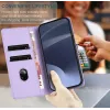 Phonesta Embossed Lines Book Wallet Klapphülle für Xiaomi Redmi Note 14 Pro 5G/14 Pro Plus / Xiaomi Poco X7 - Lila 5