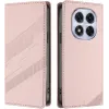 Phonesta Embossed Lines Book Wallet Klapphülle für Xiaomi Redmi Note 14 Pro 5G/14 Pro Plus / Xiaomi Poco X7 - Rosa 0