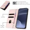 Phonesta Embossed Lines Book Wallet Klapphülle für Xiaomi Redmi Note 14 Pro 5G/14 Pro Plus / Xiaomi Poco X7 - Rosa 3