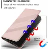 Phonesta Embossed Lines Book Wallet Klapphülle für Xiaomi Redmi Note 14 Pro 5G/14 Pro Plus / Xiaomi Poco X7 - Rosa 4