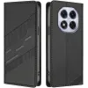 Phonesta Embossed Lines Book Wallet Klapphülle für Xiaomi Redmi Note 14 Pro 5G/14 Pro Plus / Xiaomi Poco X7 - Schwarz 0