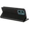 Phonesta Embossed Lines Book Wallet Klapphülle für Motorola Moto G05 / Moto E15 - Schwarz 3