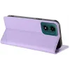 Phonesta Embossed Lines Book Wallet Klapphülle für Motorola Moto G04 / G04s / G24 / G24 Power / E14 - Lila 2