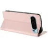 Phonesta Embossed Lines Book Wallet Klapphülle für Google Pixel 9 / 9 Pro - Rosa 3