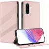 Phonesta Embossed Lines Book Wallet Klapphülle für Samsung Galaxy A36 - Rosa 2