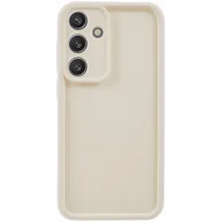Phonesta Grooved Silikon Back Cover Hülle für Samsung Galaxy S25 Plus - Beige