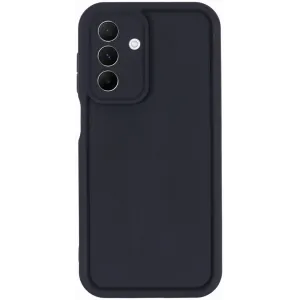 Phonesta Grooved Silikon Back Cover Hülle für Samsung Galaxy A26 - Schwarz