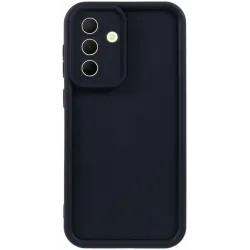 Phonesta Grooved Silikon Back Cover Hülle für Samsung Galaxy A36 - Schwarz