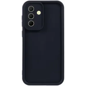 Phonesta Grooved Silikon Back Cover Hülle für Samsung Galaxy A36 - Schwarz