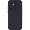 Phonesta Grooved Silikon Back Cover Hülle für Samsung Galaxy A56 - Schwarz