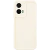 Phonesta Grooved Silikon Back Cover Hülle für Motorola Moto G35 - Beige