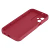 Phonesta Grooved Silikon Back Cover Hülle für Motorola Moto G55 - Rot 5