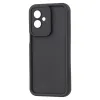Phonesta Grooved Silikon Back Cover Hülle für Motorola Moto G55 - Schwarz 3
