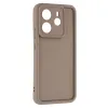 Phonesta Grooved Silikon Back Cover Hülle für Xiaomi Redmi Note 14 4G - Braun 3
