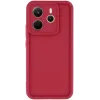 Phonesta Grooved Silikon Back Cover Hülle für Xiaomi Redmi Note 14 4G - Rot