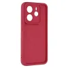 Phonesta Grooved Silikon Back Cover Hülle für Xiaomi Redmi Note 14 4G - Rot 3