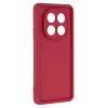 Phonesta Grooved Silikon Back Cover Hülle für Xiaomi Redmi Note 14 Pro 4G - Rot 3